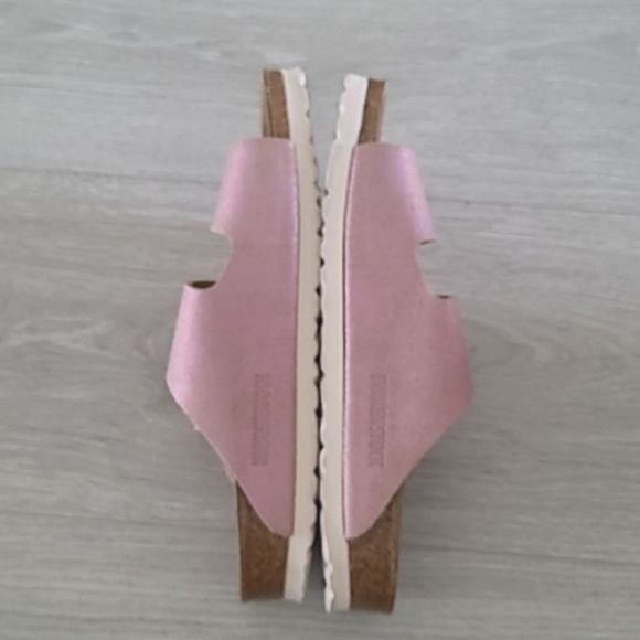 Birkenstock🌷Arizona Washed Metallic Pink Suede size 6 1/2, 37 - Picture 12 of 15